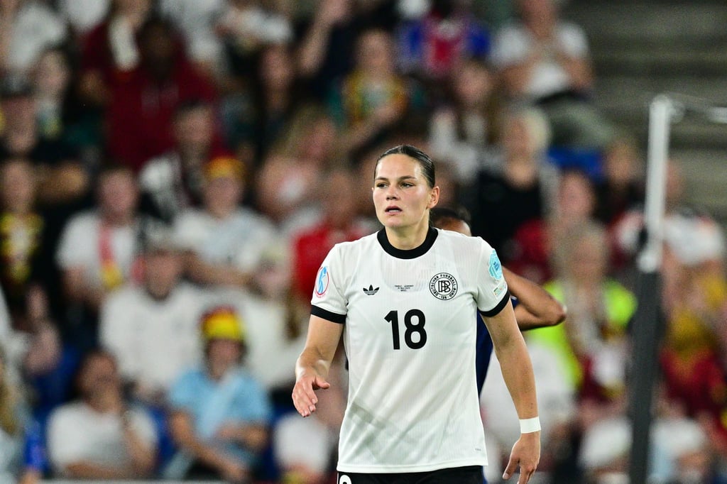 Leipzigs Nationalspielerin Giovanna Hoffman traf zum 3:4 bei Eintracht Frankfurt.