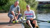 Frank Köhler (l.) mit seinem Schützlin Christian Aethner. 