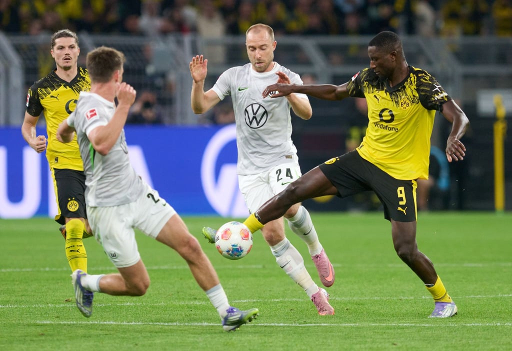 Von Christian Eriksen (M) verspricht sich Wolfsburgs Trainer viel.