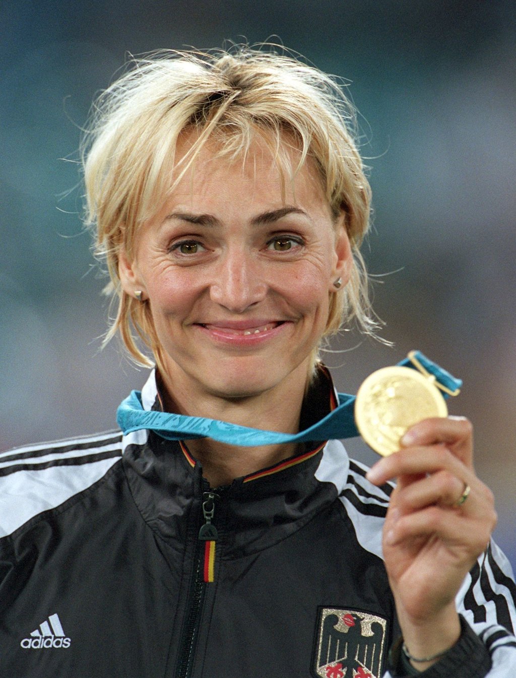 Heike Drechsler wurde zweimal Olympiasiegerin.