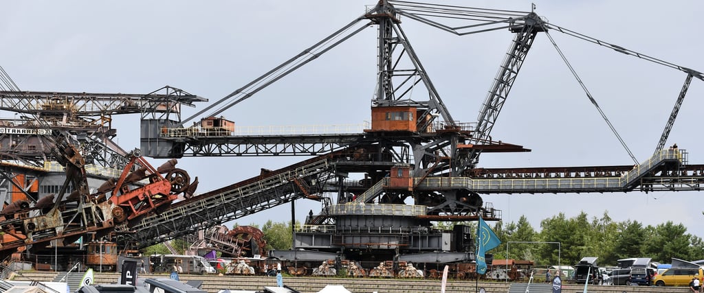 Ferropolis - die Sadt aus Eisen war Austragungsort eines Treffens rund um die Industriekultur in Deutschland.