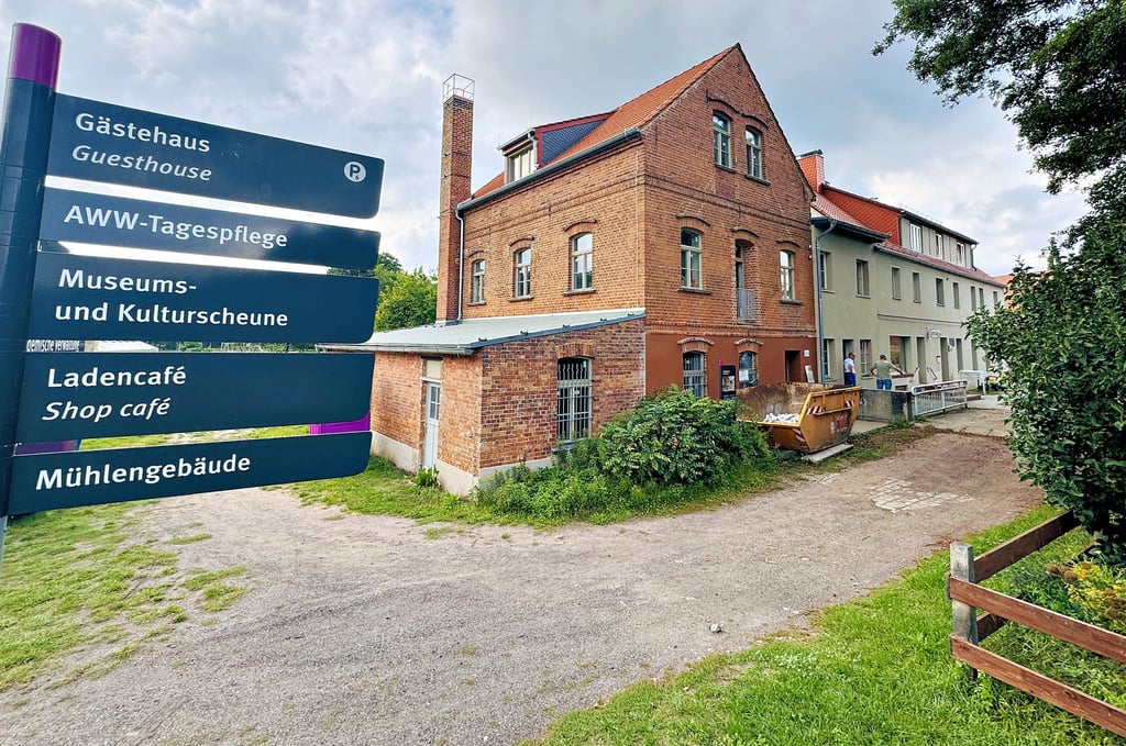 Im Herzen von Friedensau wird die alte Bäckerei saniert.