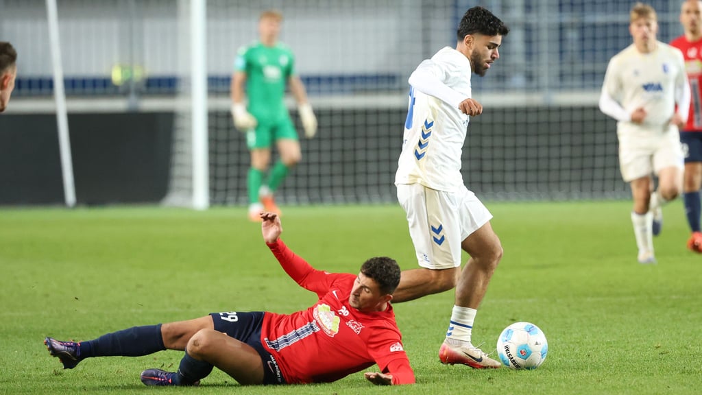 Die Offensive des 1. FC Magdeburg um Abu-Bekir El-Zein war für Eilenburg am Dienstagabend nicht zu stoppen.