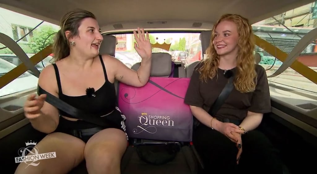 Die 30-jährige Eugenie (links) nahm gemeinsam mit Freundin Lara an der Vox-Sendung "Shopping Queen" in Magdeburg teil.