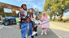 Sie sind Edward Kenway, Ganyu und Monomi: Max Heimann, Dana Zeitler und Sarah Göttert tauchten bei der Wolvention in Wolfen in ihre Traumwelt ein.