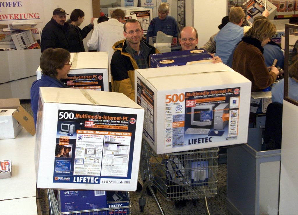Das gute Preis-Leistungs-Verhältnis der Aldi-PCs lockte viele Kunden an. (Archivbild)