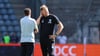 Sportchef Otmar Schork und Trainer Markus Fiedler stehen noch Seite an Seite.