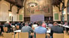 Der  Kreistag in der Aula des Hauses Melanchthon 