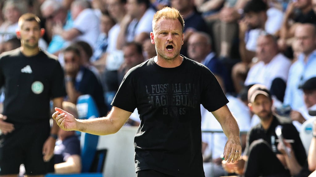 Markus Fiedler und der 1. FC Magdeburg stehen als Tabellenschlusslicht in der 2. Bundesliga unter Zugzwang.