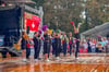 Die Cheerleading-AG des DRK-Hortes „Diesterweg“ beim Kartoffelfest.