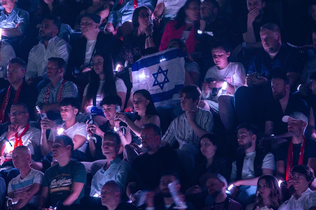 Auf der Straße Proteste, in der Halle Unterstützung für Israel beim ESC in Basel (Archivbild).
