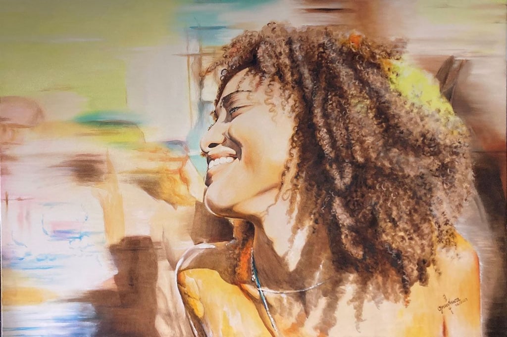 "Trini" heißt dieses Porträt, gemalt von Stefanie Gendera im Jahr 2023.
