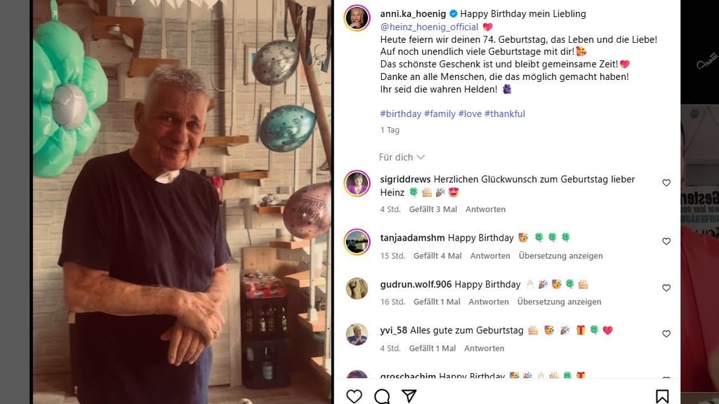 Schauspieler Heinz Hoenig feierte am 24. September seinen 74. Geburtstag in Blankenburg.