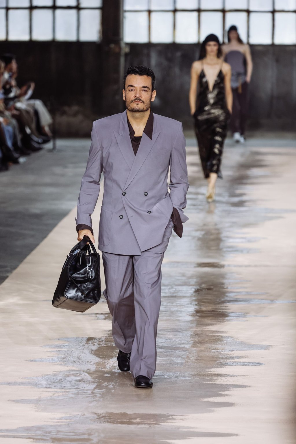 Der Entertainer Giovanni Zarrella hat sich unter die Laufsteg-Models gemischt.