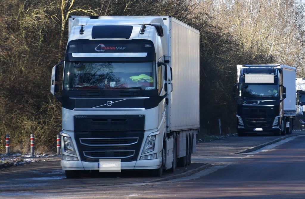 Lkw, die einfach am Straßenrand abgestellt und dort geparkt werden, sind vielerorts, hier am Barleber See in Magdeburg ein Ärgernis. NUn beschäftigt dieses Thema auch den Ortschaftsrat in Detershagen.