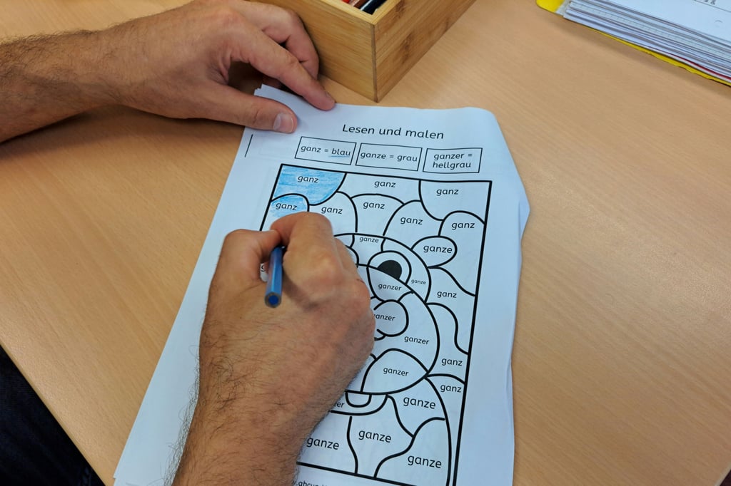 Der Spaß steht beim Lernen im Vordergrund - Spiele und Arbeitsblätter sind in der Lernwerkstatt besonders beliebt