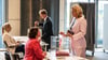 Die Wahlurnen blieben im Bundestag zwei Stunden lang geöffnet.
