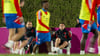 Marco Neppe war zehn Jahre für den FC Bayern aktiv - hier etwa beim Wintertrainingslager 2023 in Doha. (Archivfoto)