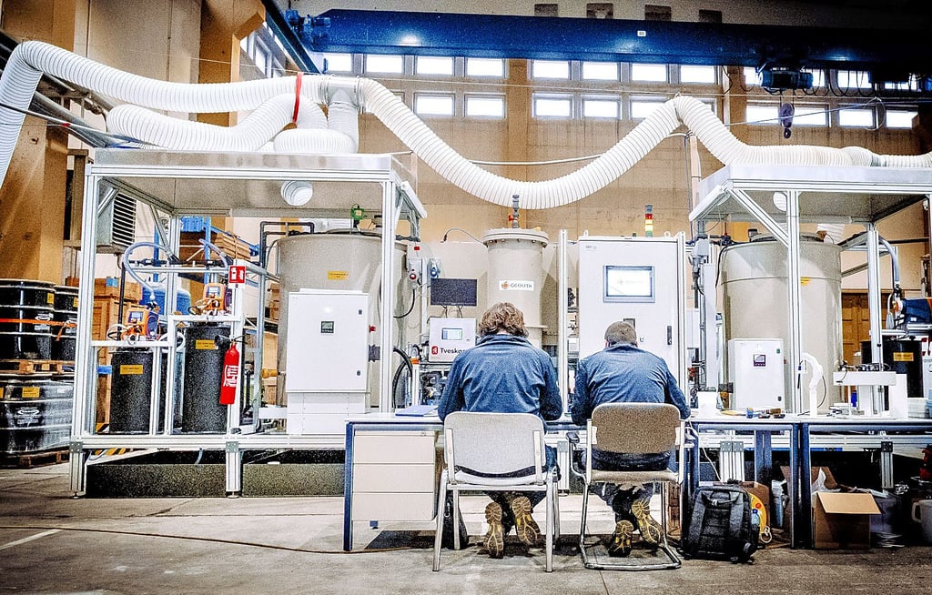 Das Unternehmen stellte 2024 die Pilotanlage in Steinitz vor.