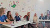 Podiumsdiskussion über die Zukunft offener Kinder- und Jugendarbeit mit Denny Fuchs und Alin Mourad vom Jugendclub Kleers, der Vorstandsvorsitzenden des  Kreis-Kinder- und Jugendrings Harz Angelika Arndt und der KKJR-Geschäftsstellenleiterin Pauline Peschel,  Evelyn Zinke von der Stadt Oberharz am Brocken, Schlanstedts Ortsbürgermeisterin Waltraud Beck und  Oliver Junk von Hochschule Harz (von links).