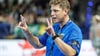 Füchse-Trainer Nicolej Krickau freut sich über die Fortschritte seines Teams