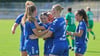 Sie haben drei Siege aus vier Spielen in dieser Regionalliga-Saison bejubelt, nun wollen die FCM-Frauen um Chantal Schmidt (M.) auch im Pokal am Sonntag gegen den HSV jubeln. 