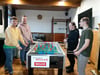 Jonas Köppe, Julian Hamecke, Cayenne Hofmann und Silas Biletti vom Vorstand des Vereins Jugendclub Biederitz (v.l.). Foto: Hendrik Reppin