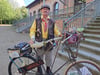 „Varradälti Gerd“ ist mit seinen Oldtimern auf Magdeburgs Straßen unterwegs.