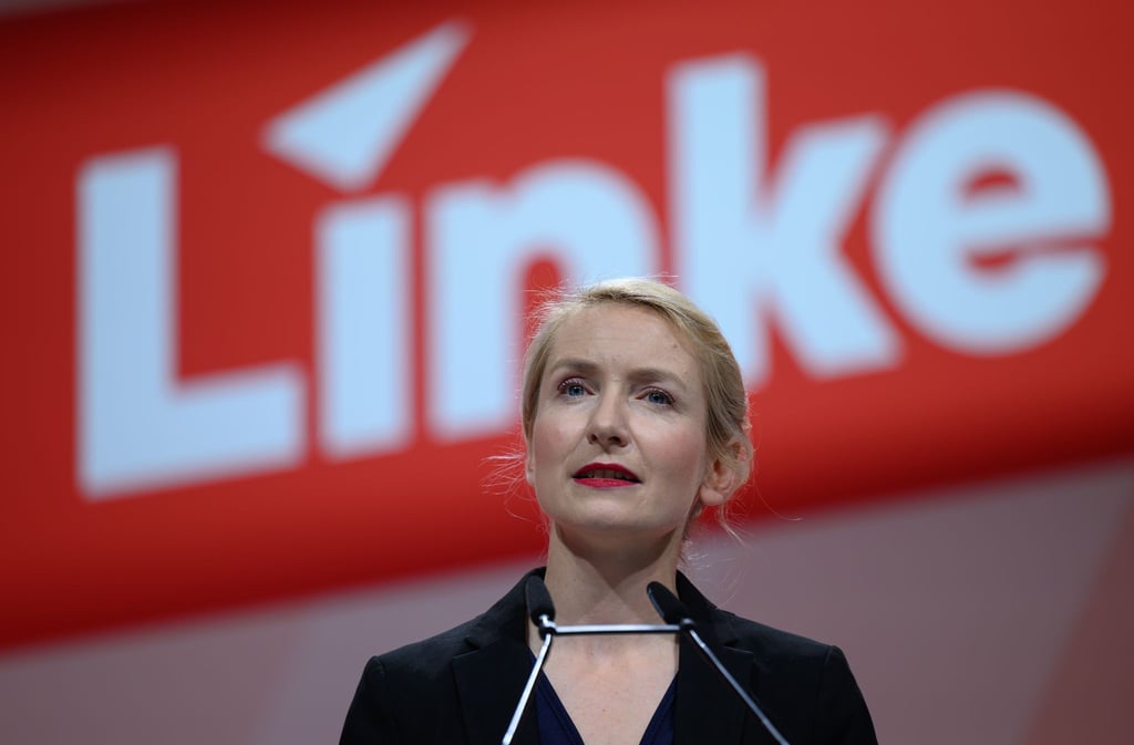 Linken-Chefin Ines Schwerdtner erwartet Tausende zur Großdemonstration gegen den Gaza-Krieg. (Archivbild)