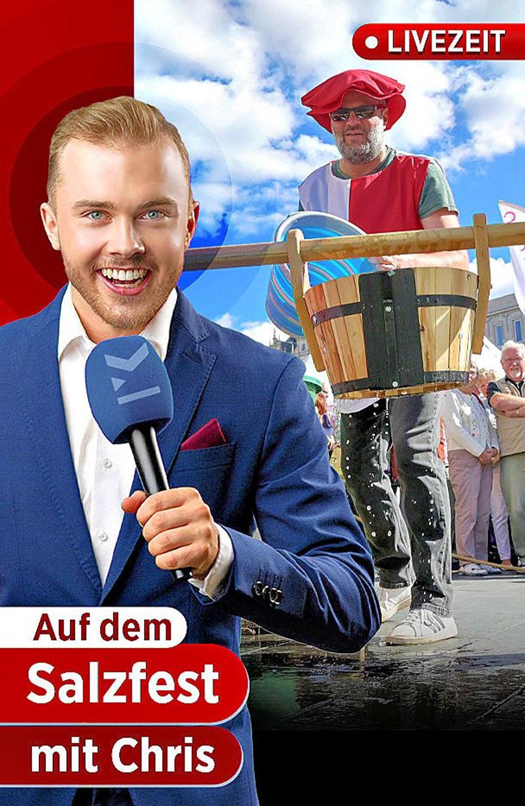 Am letzten Septemberwochenende können Hallenser sich auf das drei Tage dauernde Salzfest freuen. Unser Reporter Chris Luzio Schönburg berichtet am Samstagnachmittag live vom Marktplatz.