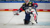 Torhüter Jonas Stettmer musste mit den Eisbären Berlin eine Heimniederlage gegen Straubing hinnehmen.