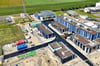 Auf dem Gelände des Energieparks steht der Elektrolyseur, der mit seiner Abwärme die Goethestadt versorgen könnte.