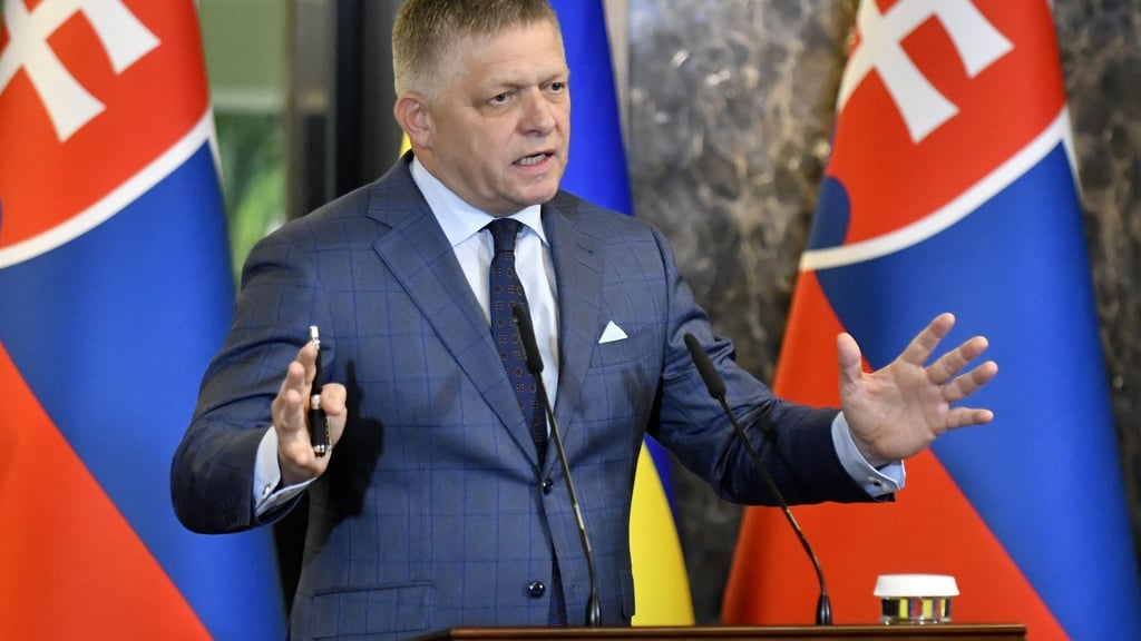 Der slowakische Ministerpräsident Robert Fico (Archivbild)