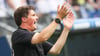Durfte den ersten Bundesliga-Sieg bejubeln: HSV-Trainer Merlin Polzin (Archiv)