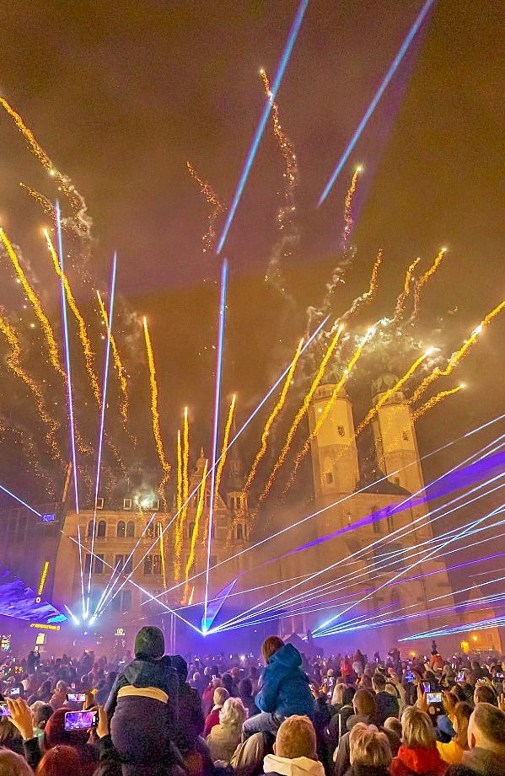 Das LIchterfest in Halle war im letzten Jahr ein Besuchermagnet.