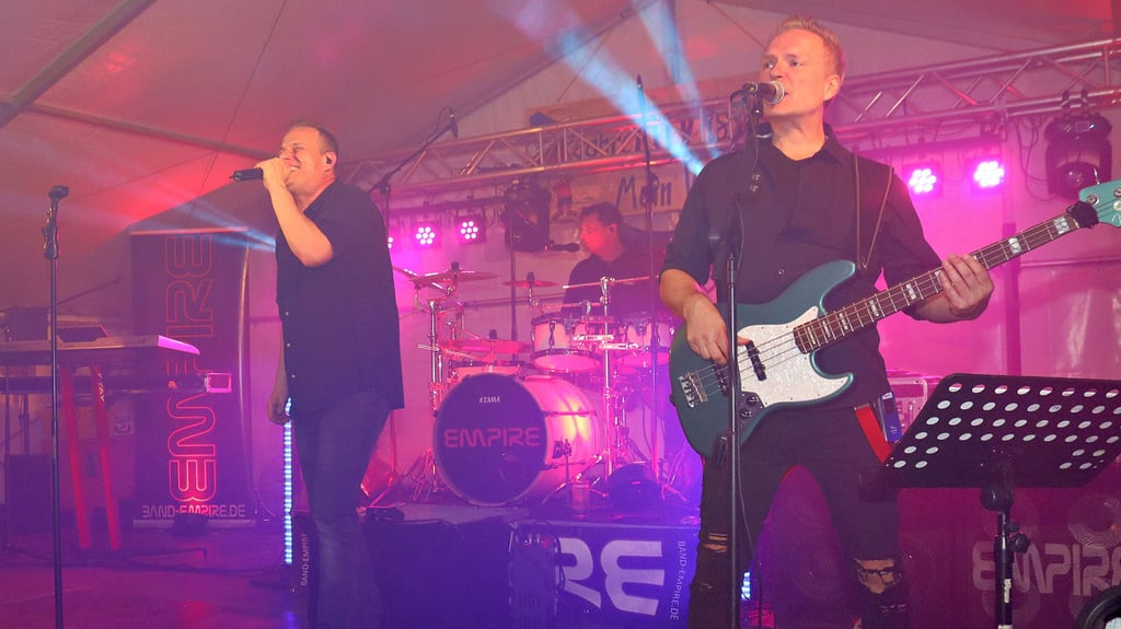Die Band „Empire“ wird in Welsleben für Stimmung sorgen. Am Samstagabend, 4. Oktober, werden die Musiker mit Rock-, Pop- und Partymusik dem Publikum einheizen.