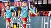 Andrija Maksimovic, Conrad Harder und Kosta Nedeljkovic.