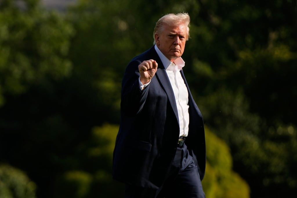 Trump blickt zuversichtlich auf die aktuellen Verhandlungen zu einem Ende des Gaza-Kriegs.