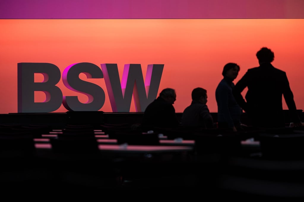 Das Thüringer BSW trifft sich zum Parteitag in Bleicherode. (Archivbild)