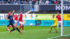 Filip Bilbija erzielt in der 50. Minute die 1:0-Führung für den SC Paderborn.