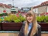 Einmal auf dem Balkon des Magdeburger Rathauses stehen: Für Liudmyla Bilous ging ein Traum in Erfüllung.
