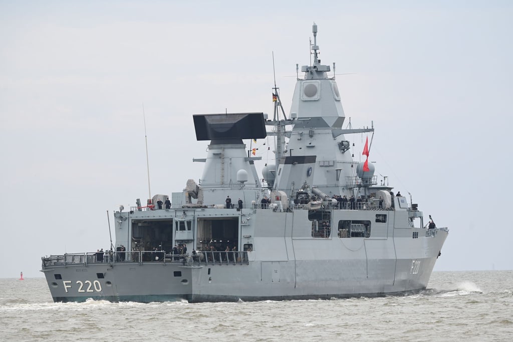 Die Fregatte „Hamburg“ ist im Rahmen einer Nato-Mission unterwegs.