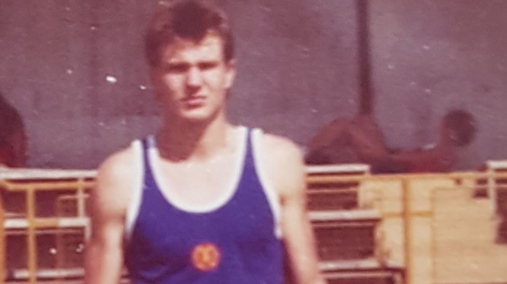 Jörg Höpfner bei einem Junioren-Dreiländerkampf zwischen CSSR, Ungarn und DDR in Prag.
