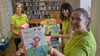 Rosemarie Söhnke, Sandra Preuß und Anne Bogus vom Förderberein "Lesezauber" der Stadtbibliothek bieten immer wieder von gespendeten Büchern einen Flohmarkt an. Besonders beliebt sind dabei Kinder- und Jugendbücher. 