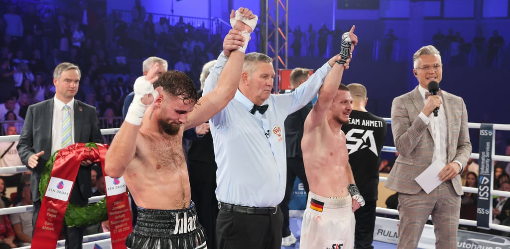 Das Duell zwischen Julian Vogel und Sami Ahmeti wurde Unentschieden gewertet. Damit behält Vogel seinen WM-Gürtel.