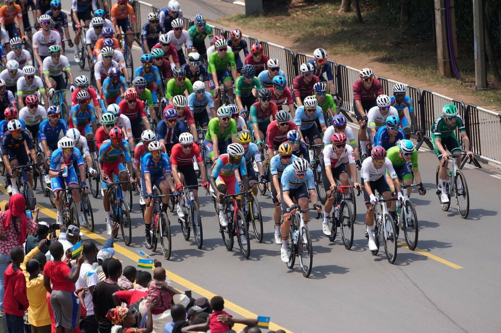 Die Rennfahrer bei der Rad-WM in Ruanda.