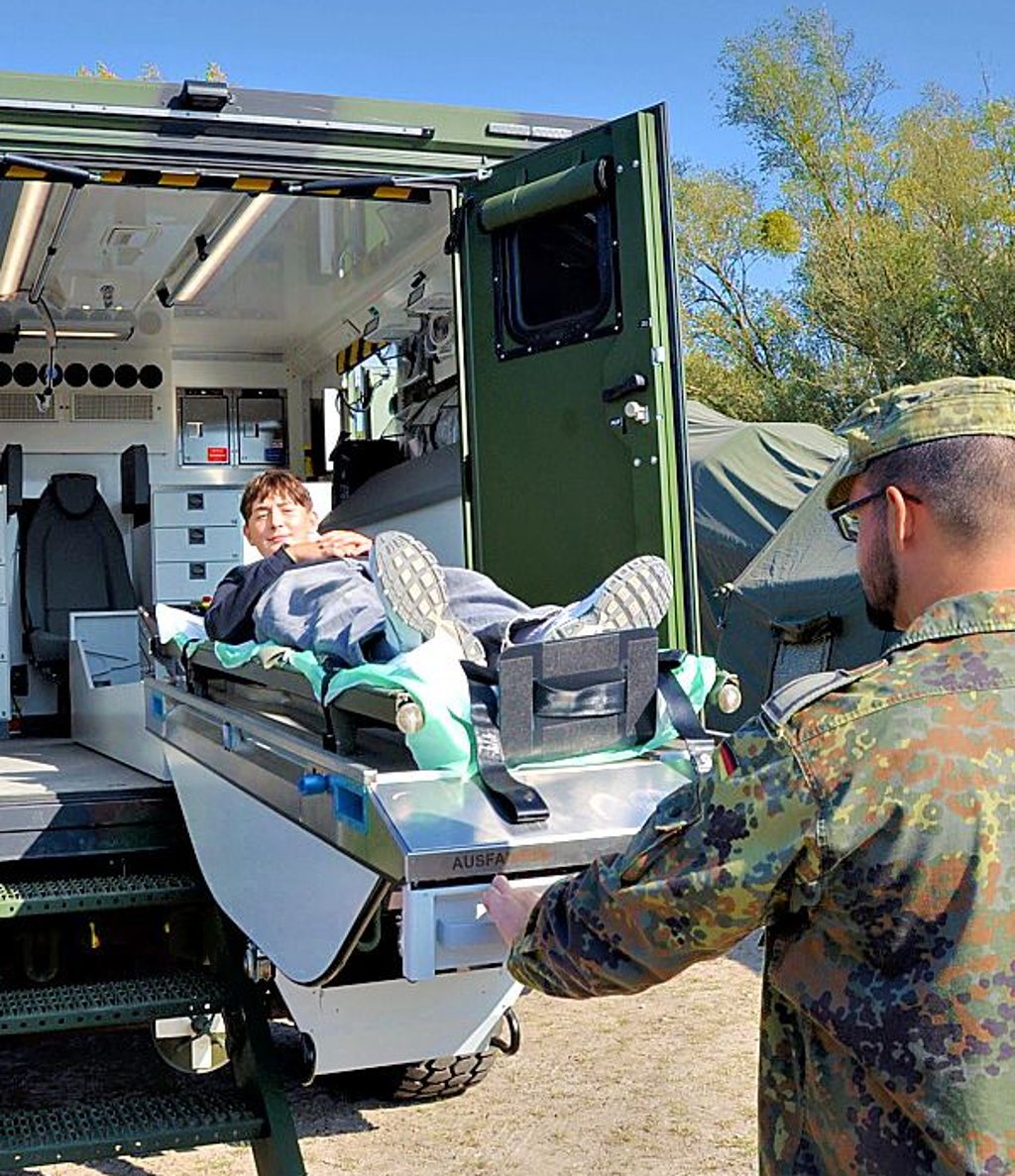 Der Verwundetentransporter ist neu im Bestand der Havelberger Sanitäter.