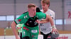 Ole Schreier (am Ball) war einer der Aktivposten der Alligatoren, die das Regionalliga-Derby in Köthen knapp verloren. 