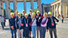 Abseits der Wettkämpfe besichtigten die  Jugendlichen auch das Brandenburger Tor in Berlin. 