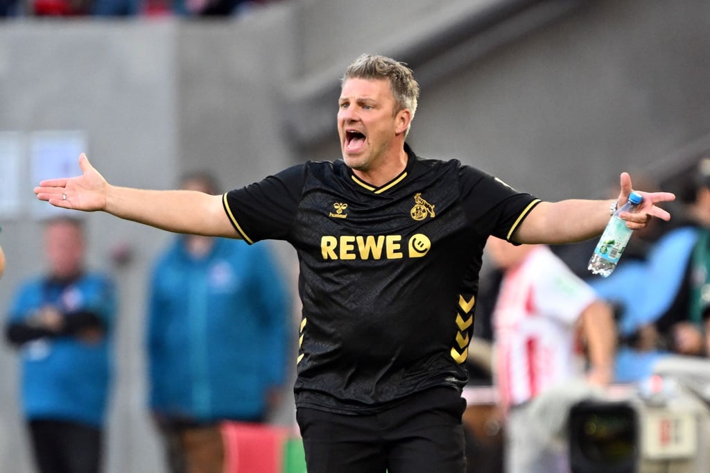 Hadert mit dem Video-Assistenten: Kölns Trainer Lukas Kwasniok.